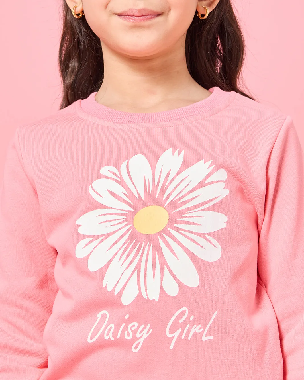 Girls Pink Floral Print T-Shirt sold by Redtag product image thumbnail 4