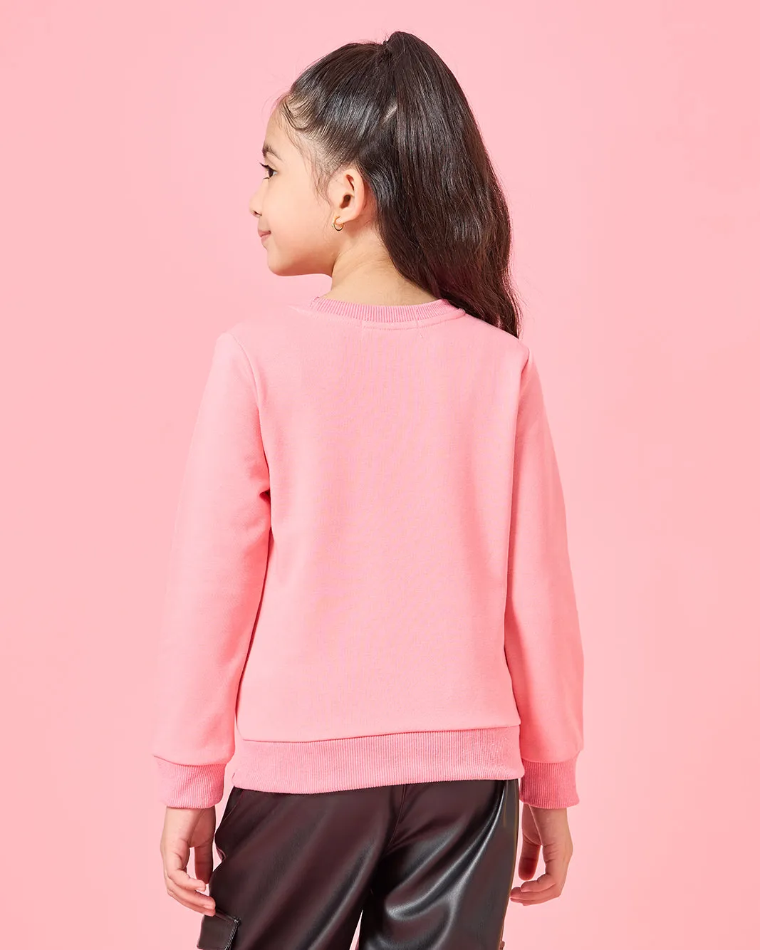 Girls Pink Floral Print T-Shirt sold by Redtag product image thumbnail 3