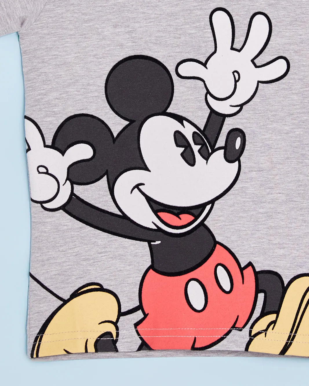 Infant Boys Grey Mickey Mouse Print T-Shirt sold by Redtag product image thumbnail 3