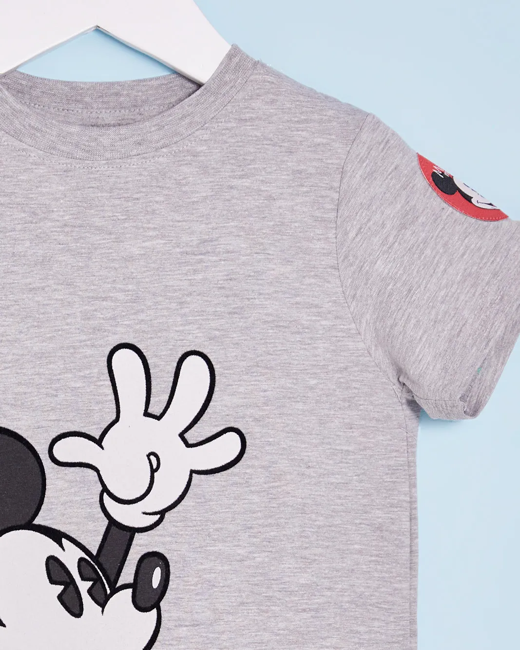 Infant Boys Grey Mickey Mouse Print T-Shirt sold by Redtag product image thumbnail 2