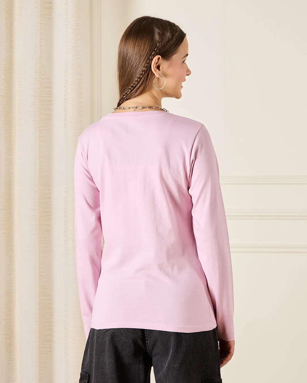 Senior Girls Long Printed T-shirt sold by Redtag product image thumbnail 3