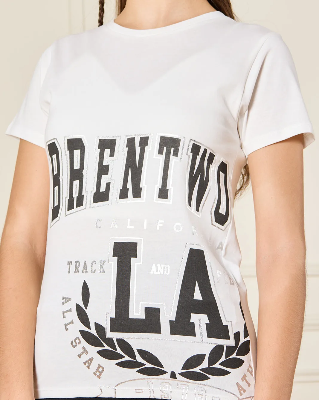 Senior Girls White Printed T-shirt sold by Redtag product image thumbnail 4