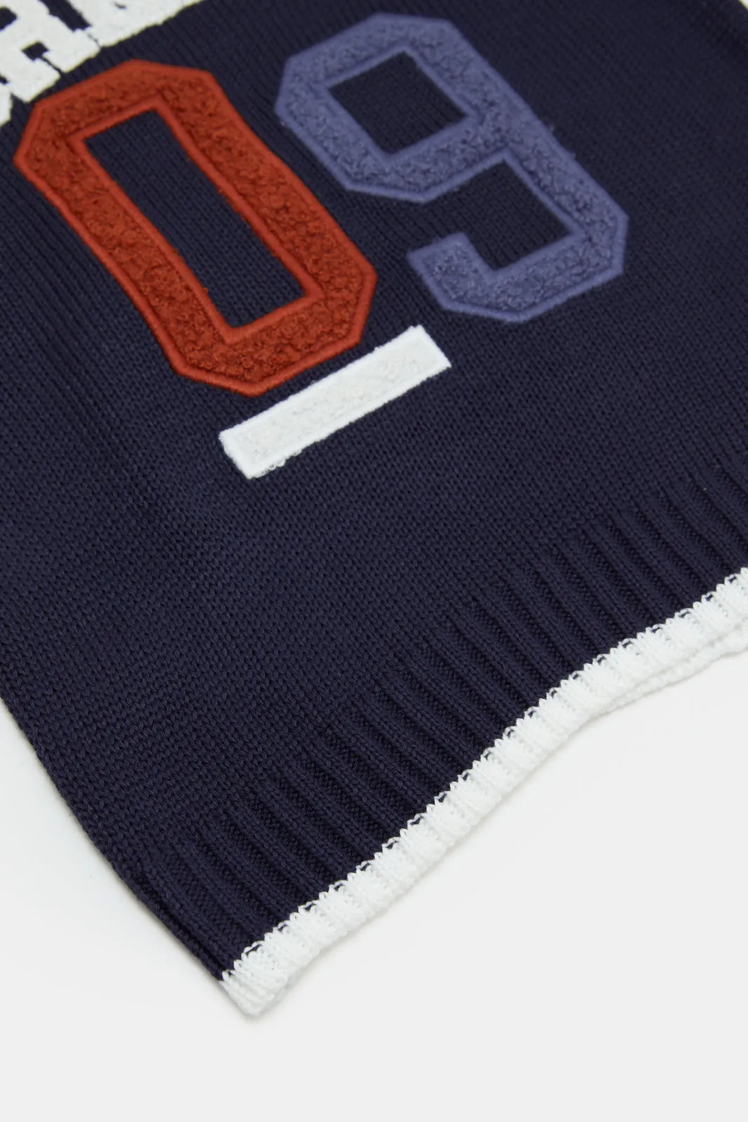 Infant Boys Navy Brooklyn Pullover sold by Redtag product image thumbnail 3