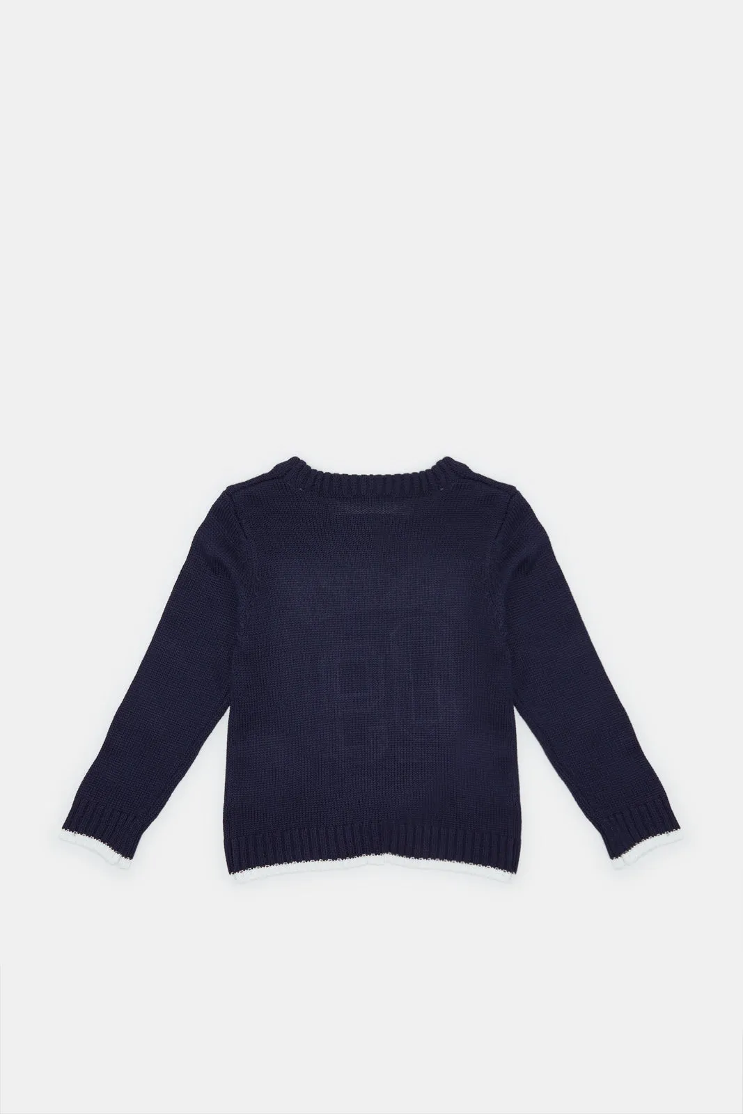 Infant Boys Navy Brooklyn Pullover sold by Redtag product image thumbnail 4
