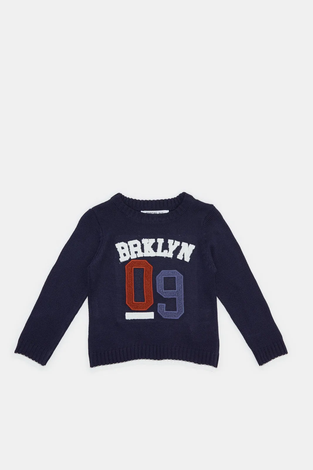 Infant Boys Navy Brooklyn Pullover sold by Redtag