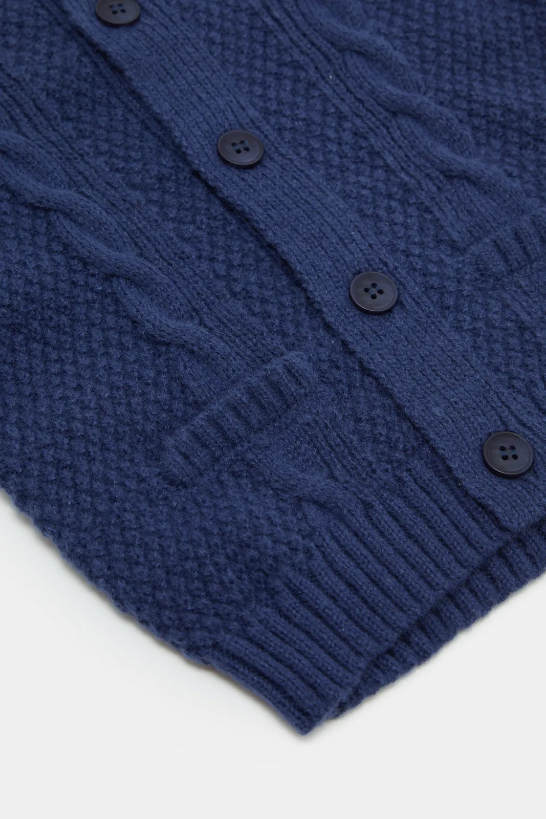 Infant Boys Navy Knitted Pullover sold by Redtag product image thumbnail 4