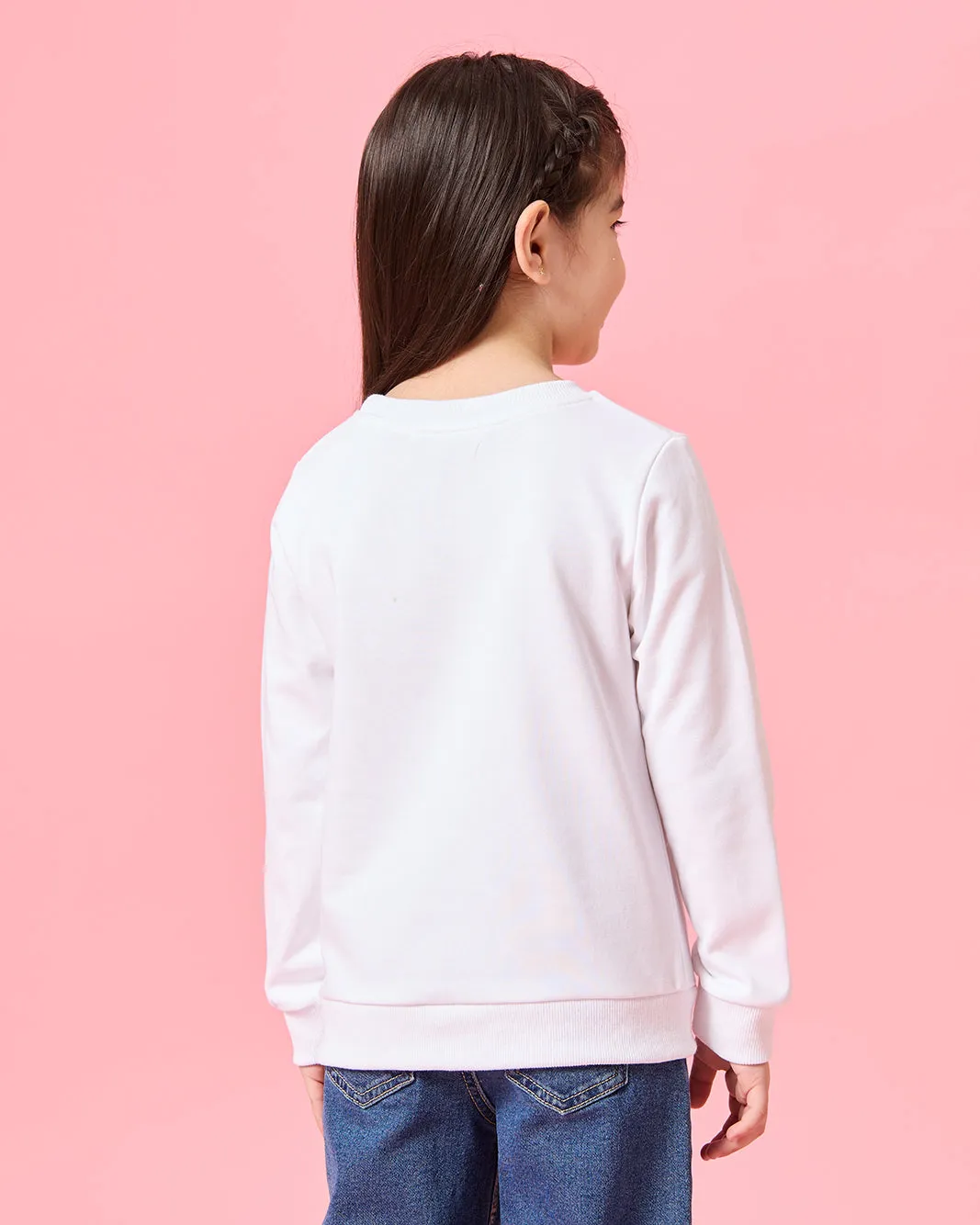 Girls White Floral Print T-Shirt sold by Redtag product image thumbnail 3