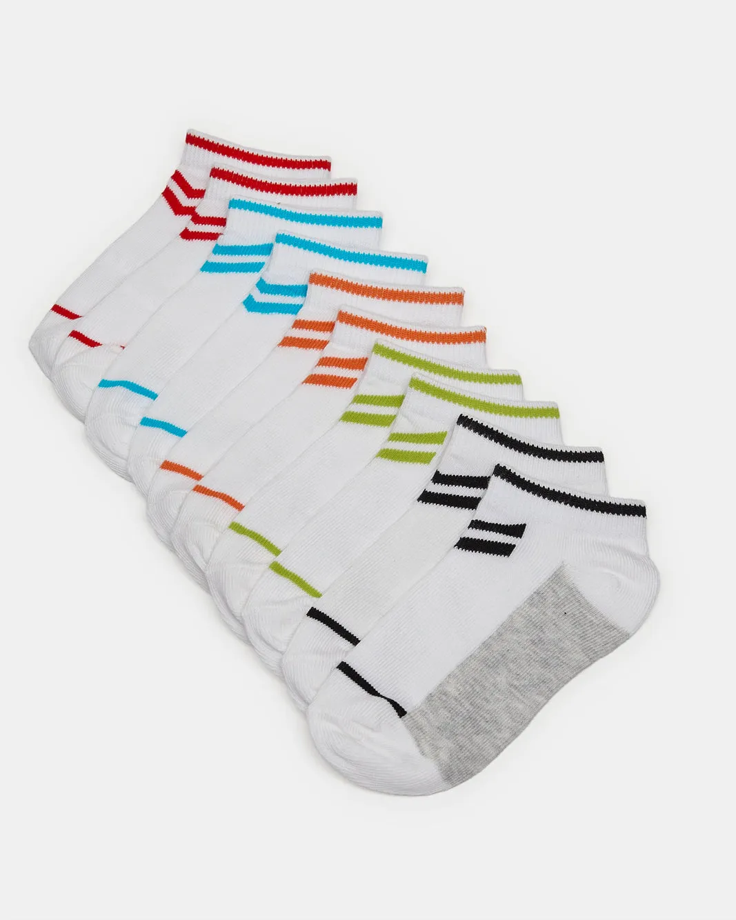 Boys Assorted Ankle Length Socks Set (5 Pairs) sold by Redtag