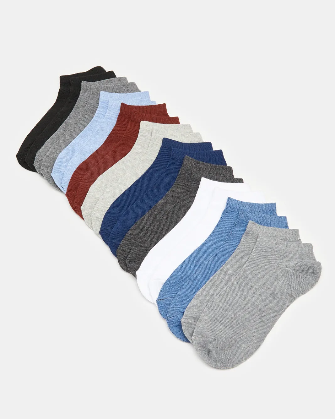 Men Assorted Plain Socks Set (Pack of 10) sold by Redtag