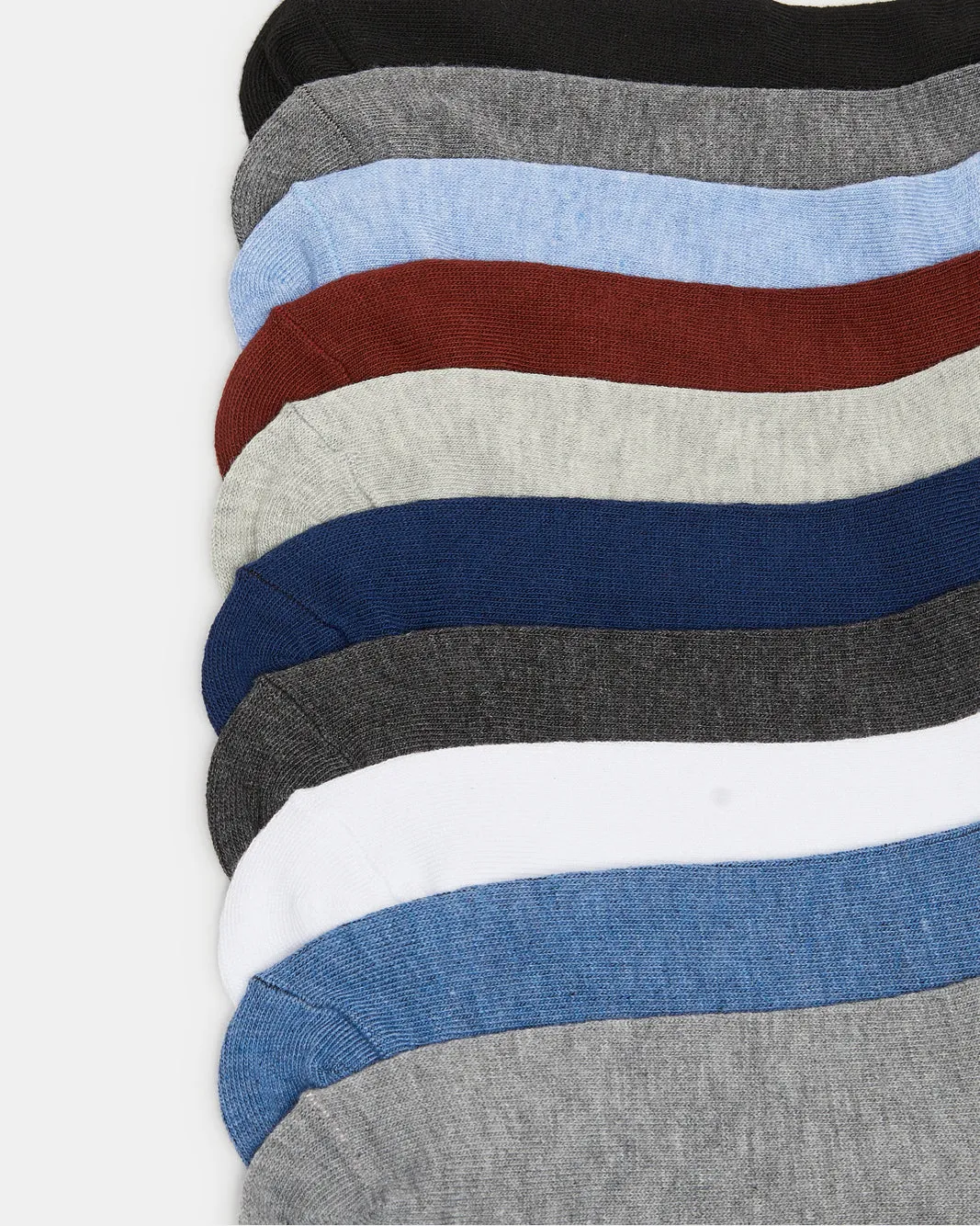 Men Assorted Plain Socks Set (Pack of 10) sold by Redtag product image thumbnail 2