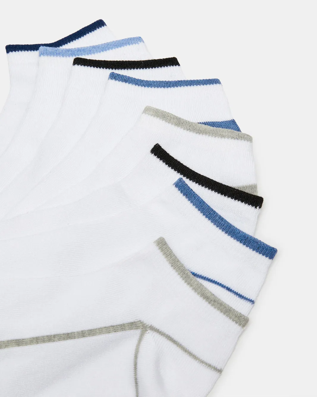 Men White Plain Socks Set (Pack of 10) sold by Redtag product image thumbnail 3