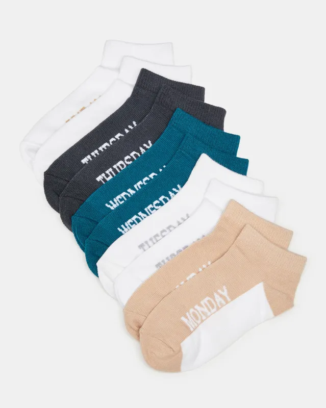 Boys Assorted Printed Ankle Socks Set (5 Pairs) sold by Redtag