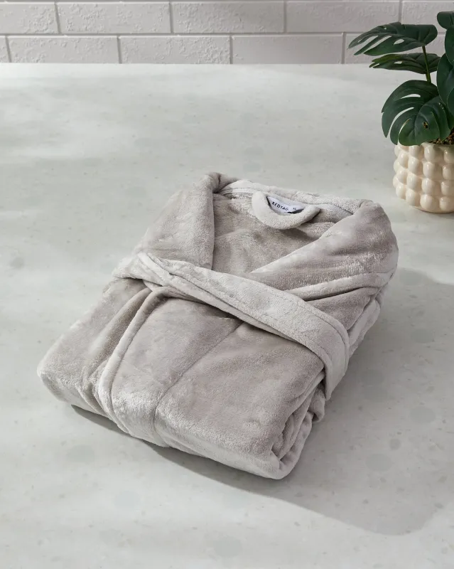 Grey Flannel Bathrobe (XL) sold by Redtag