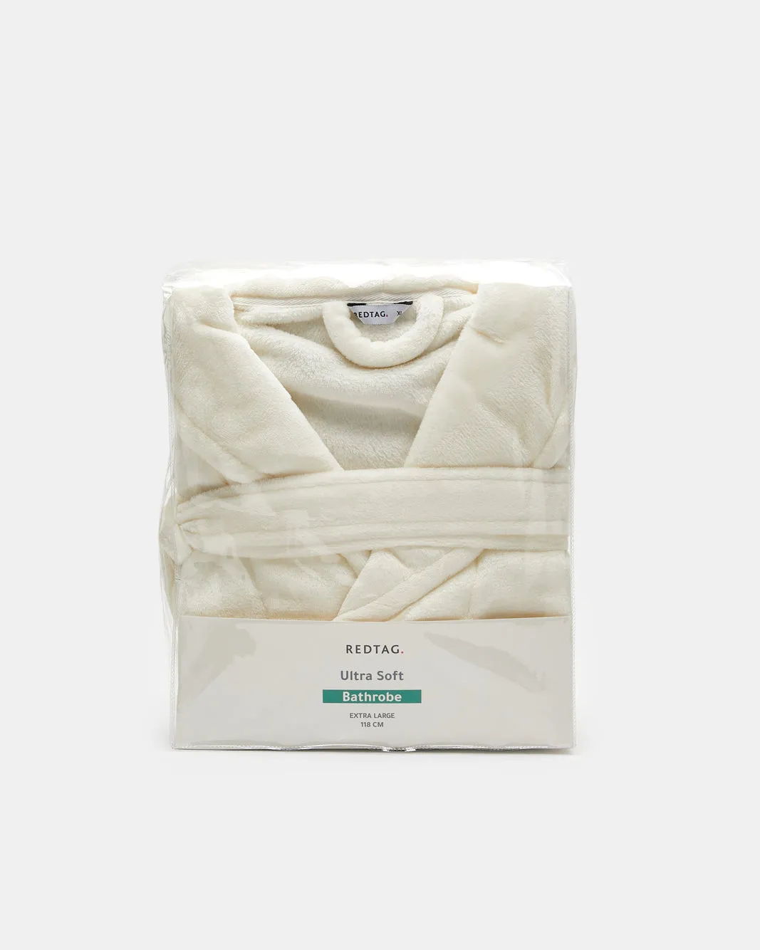 Cream Flannel Bathrobe (XL) sold by Redtag product image thumbnail 4