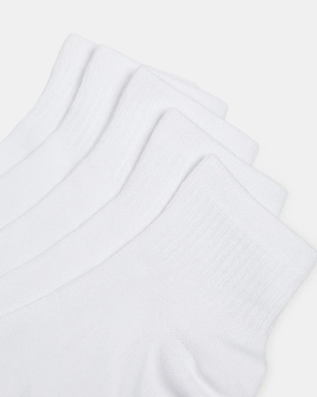Senior Boys White High Ankle Length Socks (Pack of 5) sold by Redtag product image thumbnail 3