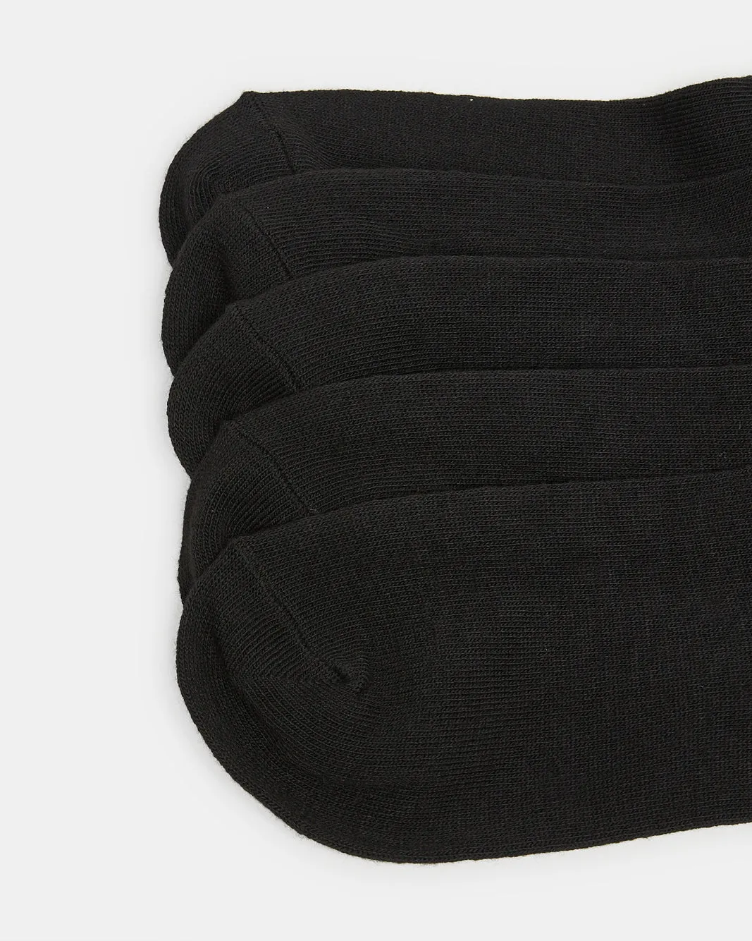 Senior Boys Black High Ankle Length Socks (Pack of 5) sold by Redtag product image thumbnail 2