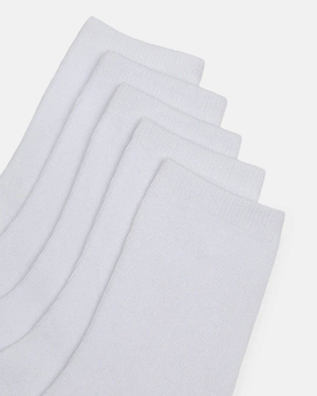 Senior Boys White Crew Length Socks (Pack of 5) sold by Redtag product image thumbnail 3