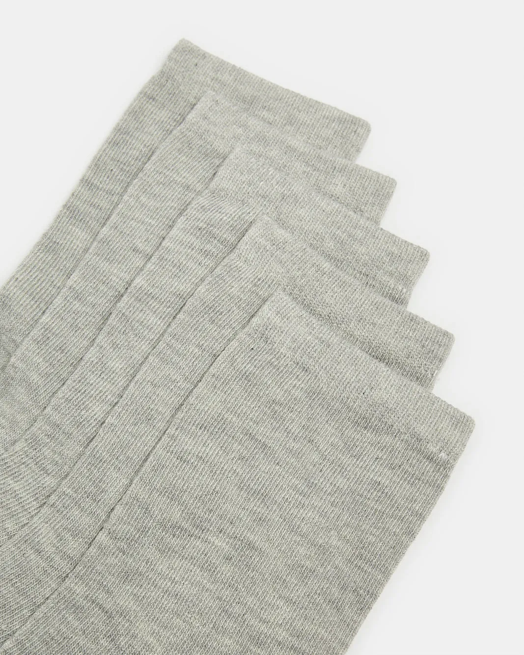 Senior Boys Grey Crew Length Socks (Pack of 5) sold by Redtag product image thumbnail 3