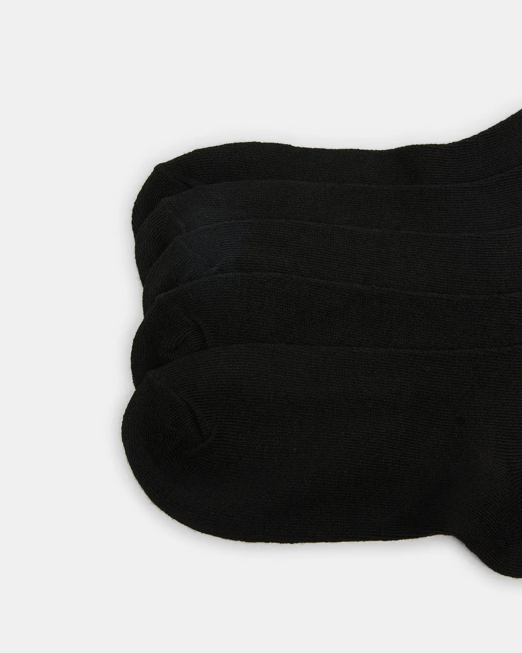 Senior Boys Black Crew Length Socks (Pack of 5) sold by Redtag product image thumbnail 2