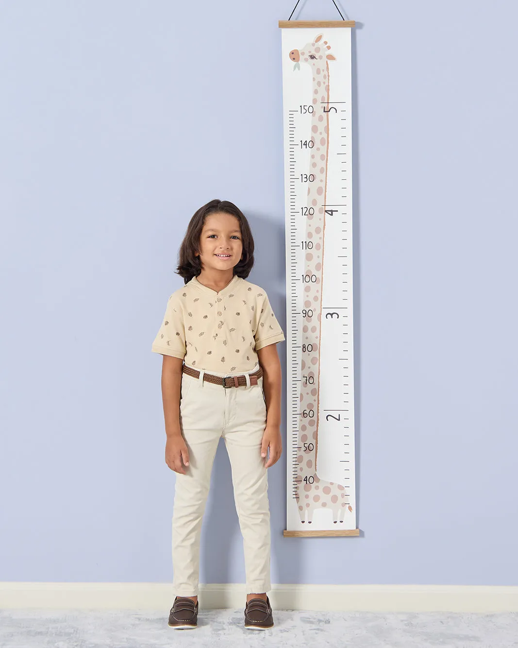 Boys Beige Printed Polo Shirt sold by Redtag product image thumbnail 5