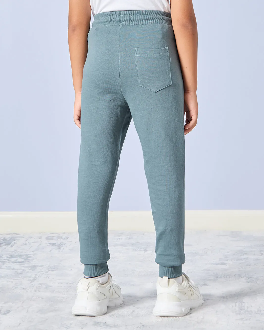 Boys Teal Printed Active Pants sold by Redtag product image thumbnail 3