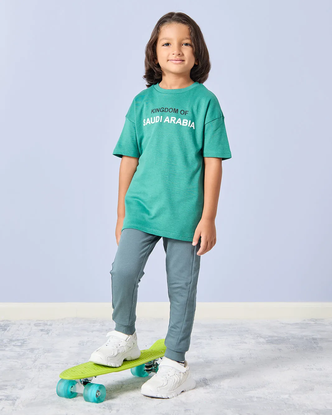 Boys Teal Printed Active Pants sold by Redtag product image thumbnail 2