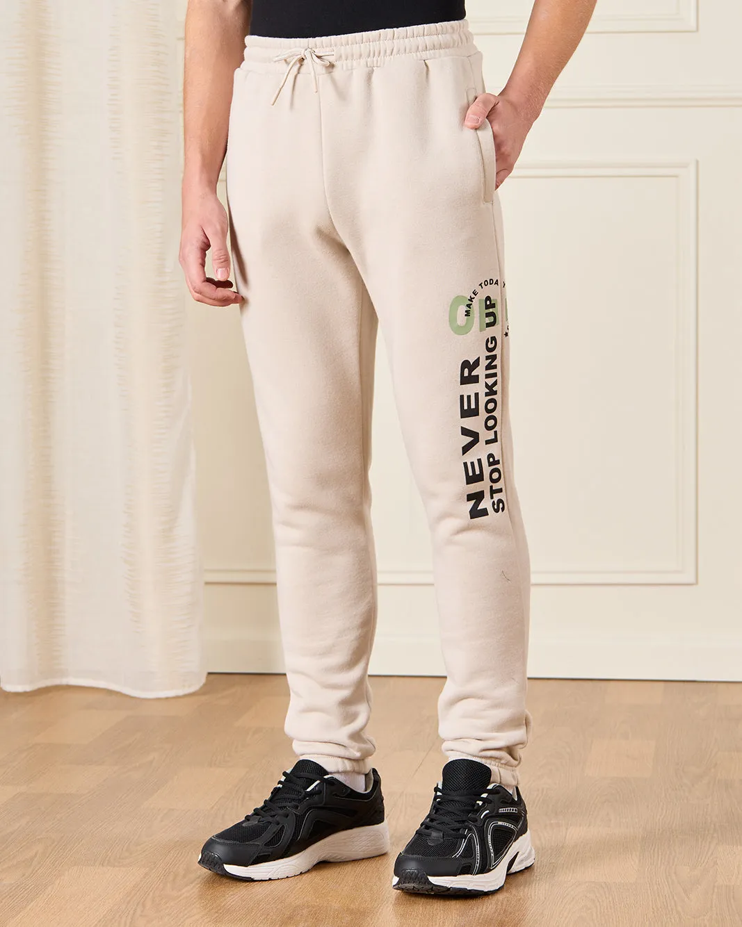 Senior Boys Beige Printed Jogger Set (2 Piece) sold by Redtag product image thumbnail 4