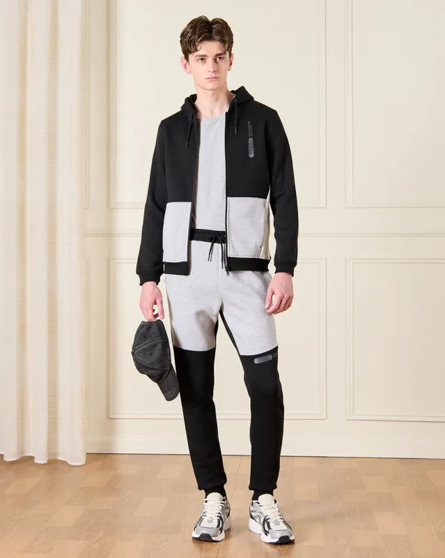 Senior Boys Black And Grey Casual Jogger Set (2 Piece) sold by Redtag