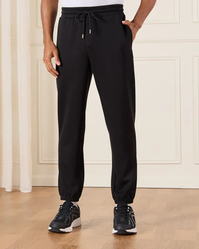 Men Black Lounge Pants sold by Redtag