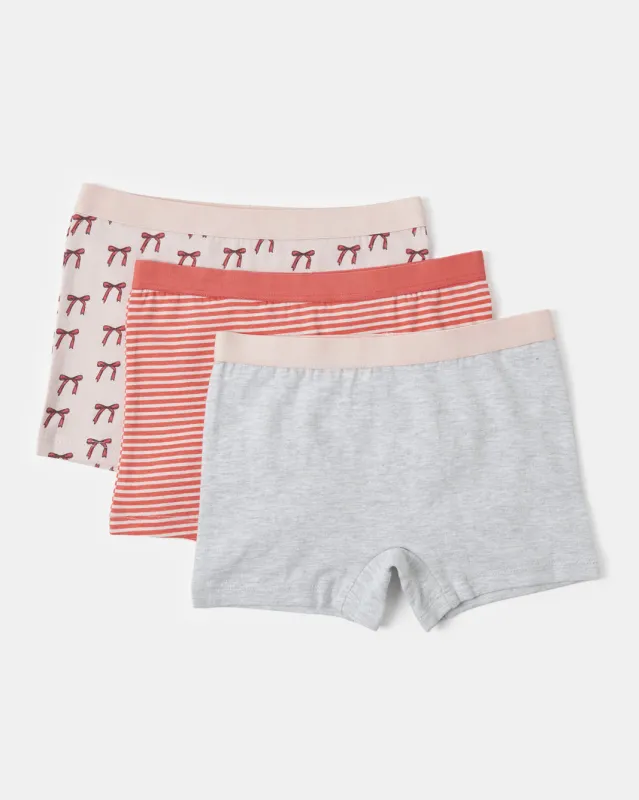 Girls Assorted Printed Boxer Set (Pack of 3) sold by Redtag