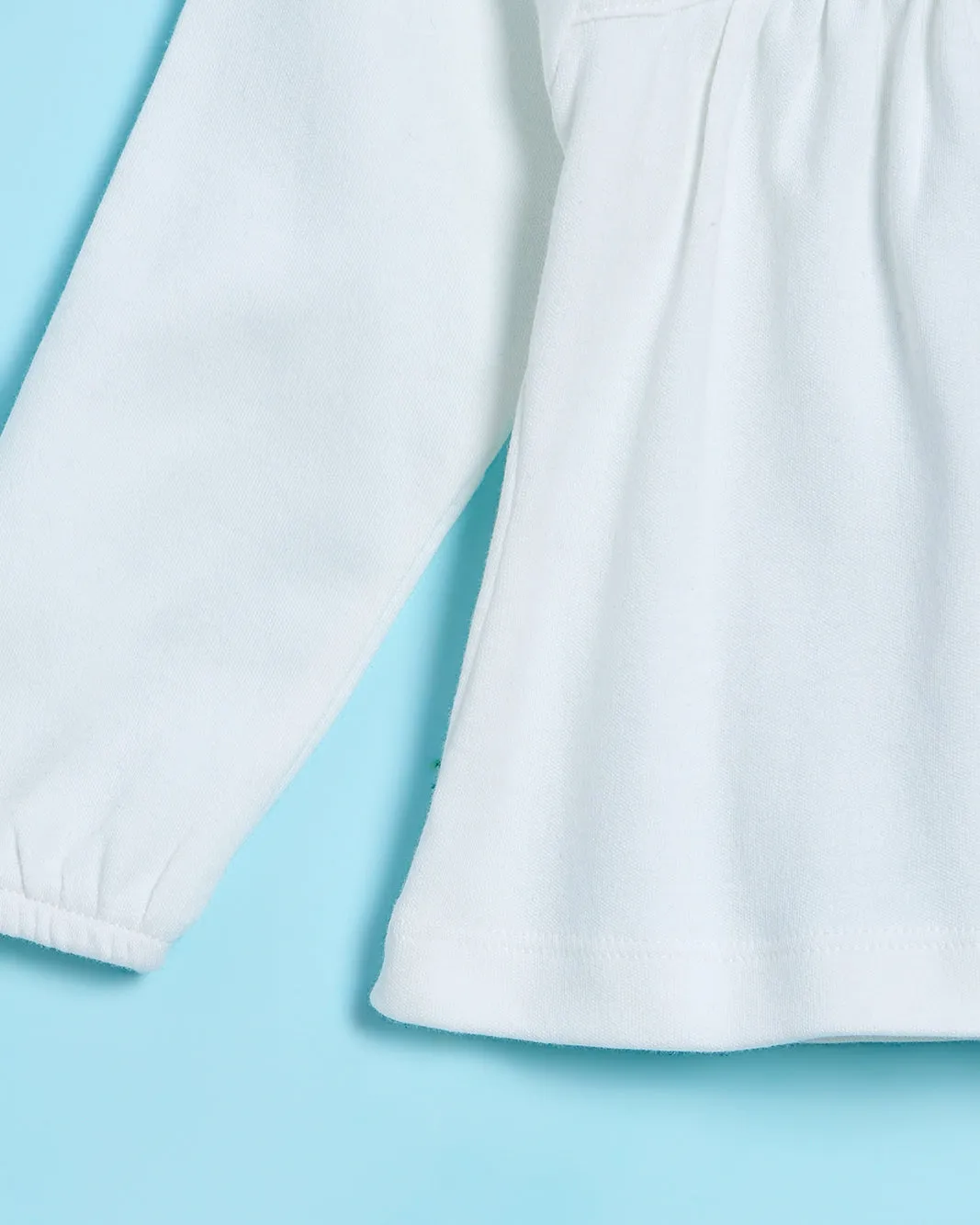 Infant Girls Ivory Embroidered Blouse sold by Redtag product image thumbnail 4