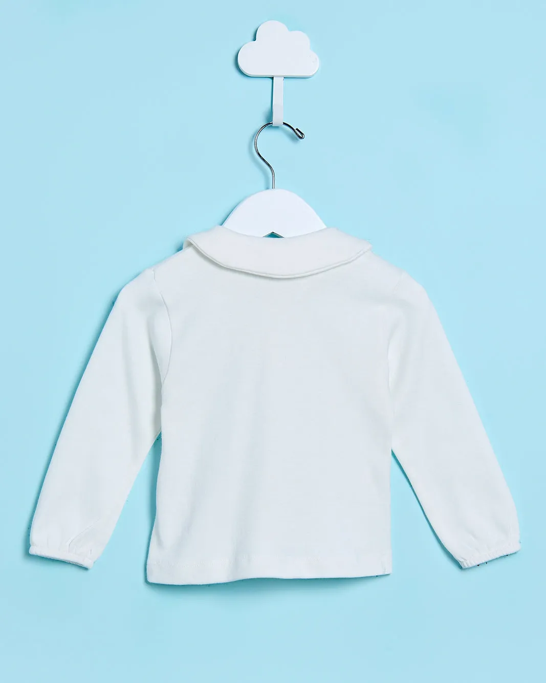 Infant Girls Ivory Embroidered Blouse sold by Redtag product image thumbnail 3