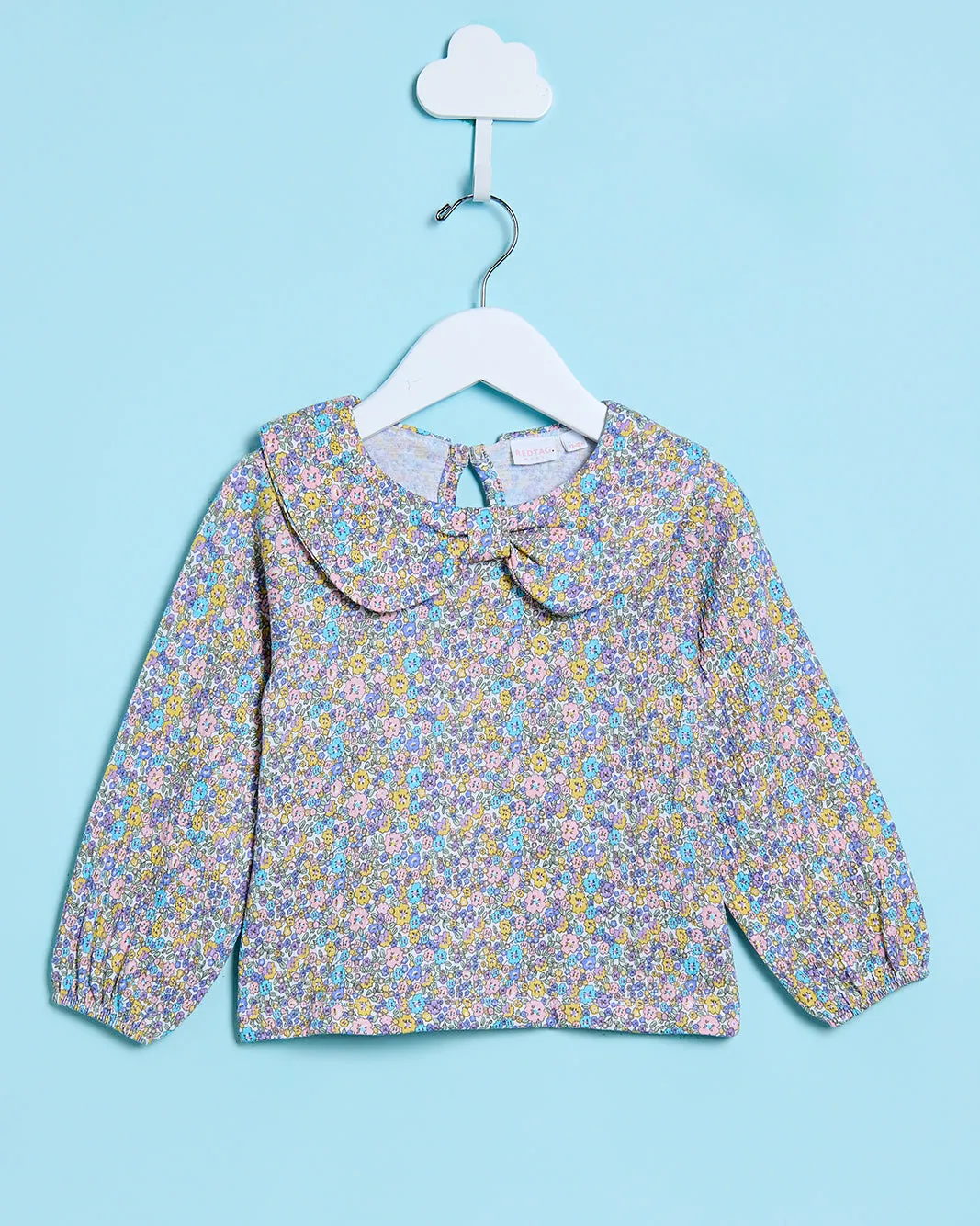 Infant Girls Multicolour Printed Blouse sold by Redtag