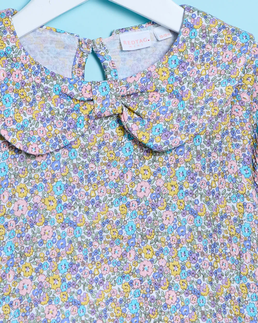 Infant Girls Multicolour Printed Blouse sold by Redtag product image thumbnail 2