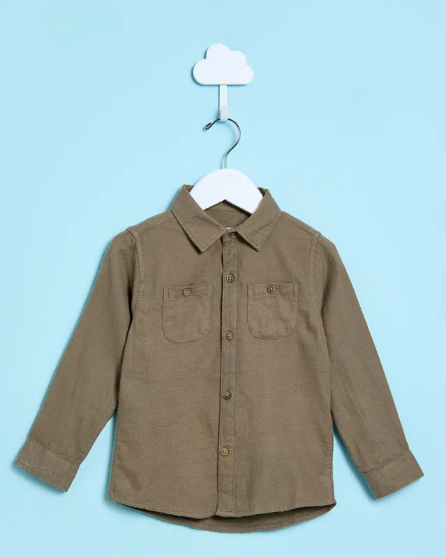 Infant Boys Brown Shirt sold by Redtag