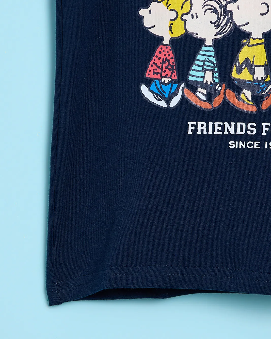 Infant Boys Navy Peanuts T-Shirt sold by Redtag product image thumbnail 3