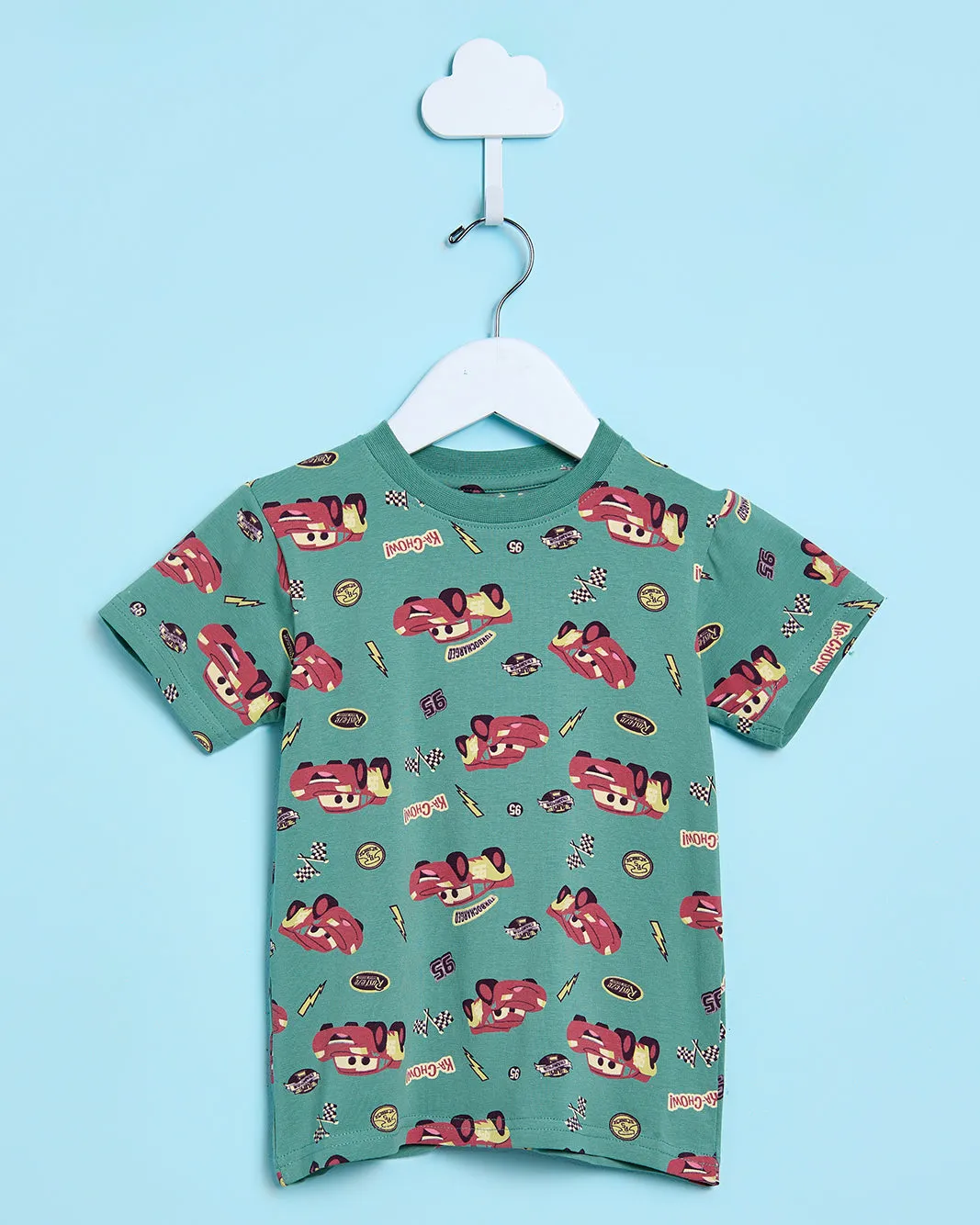 Infant Boys Green Cars T-Shirt sold by Redtag