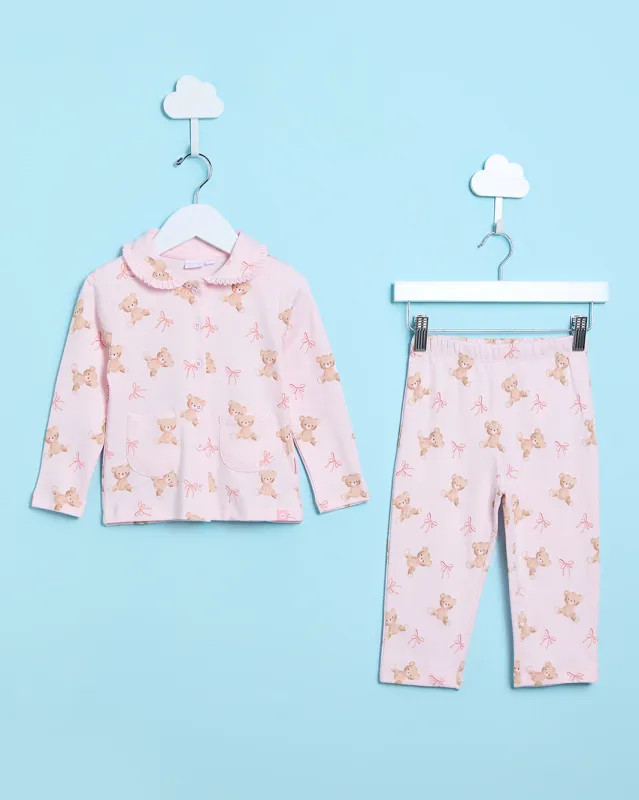 Infant Girls Pink Printed Pyjama Set(2 Piece) sold by Redtag