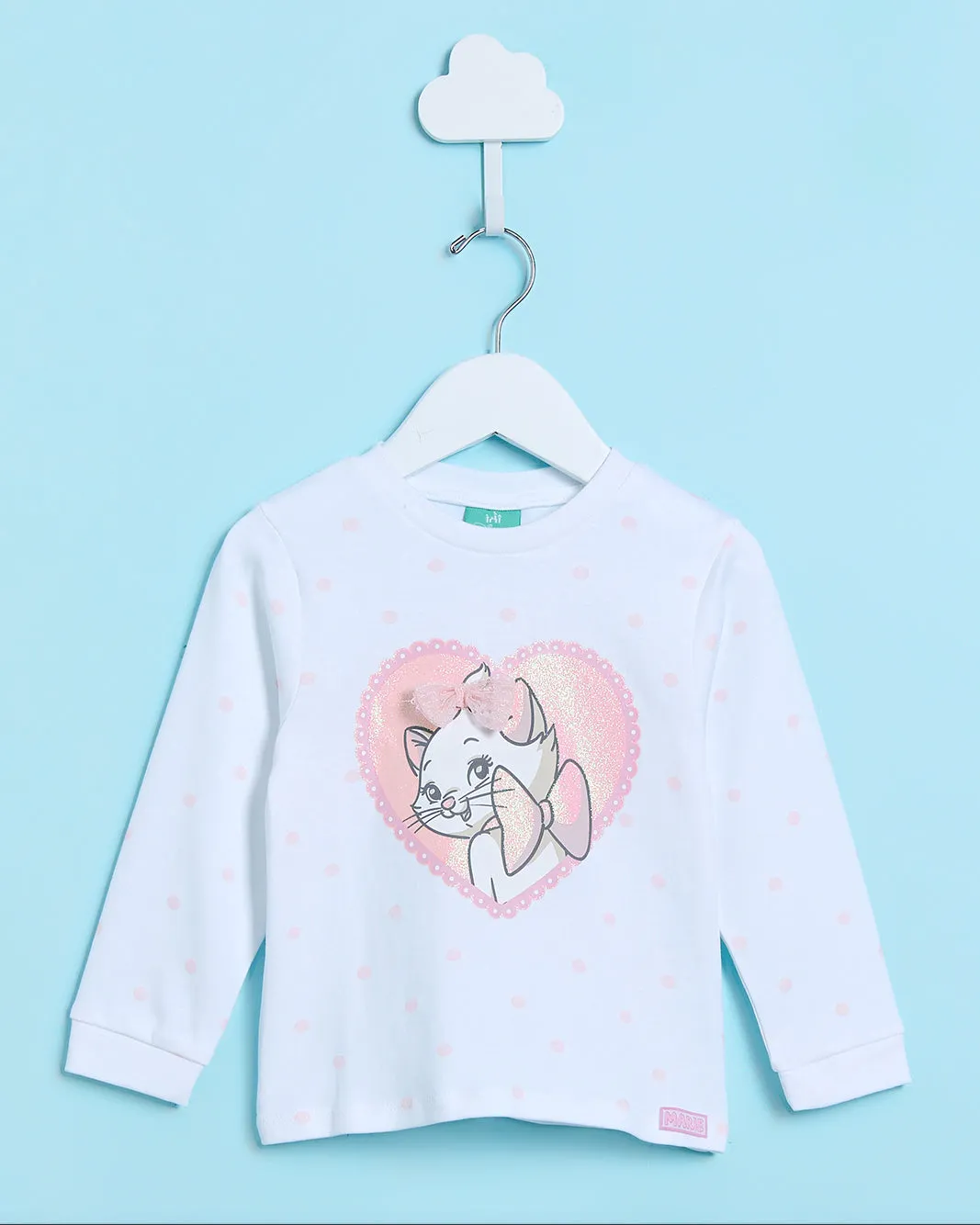 Infant Girls White Printed Pyjama Set(2 Piece) sold by Redtag product image thumbnail 2