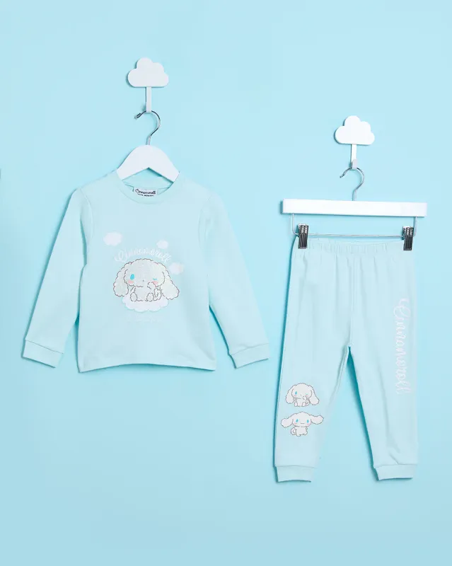 Infant Girls Blue Printed Pyjama Set(2 Piece) sold by Redtag