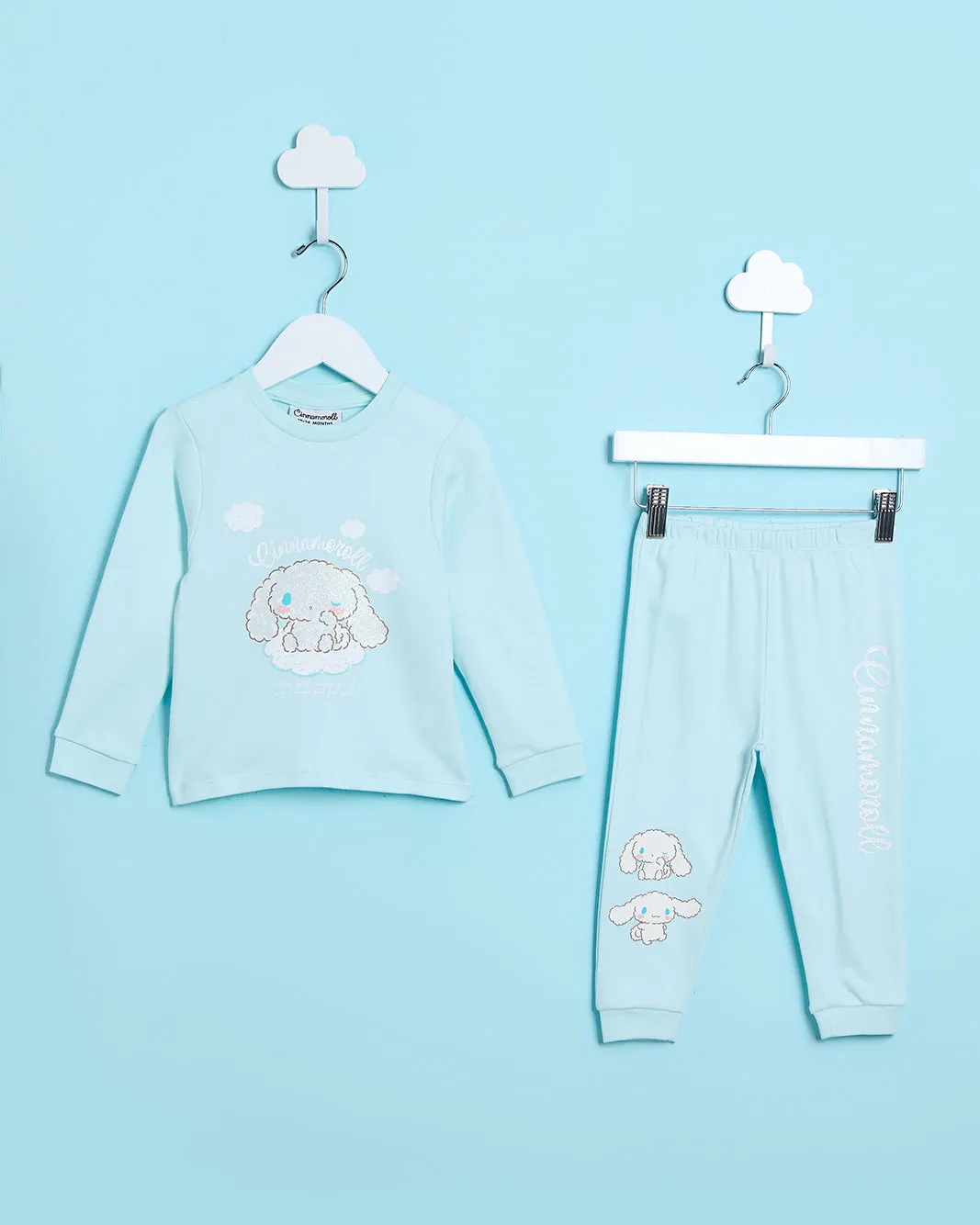 Infant Girls Blue Printed Pyjama Set(2 Piece) sold by Redtag