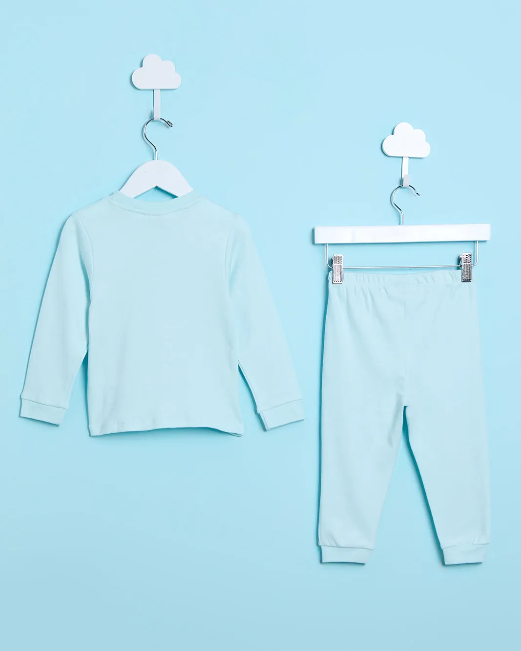 Infant Girls Blue Printed Pyjama Set(2 Piece) sold by Redtag product image thumbnail 4