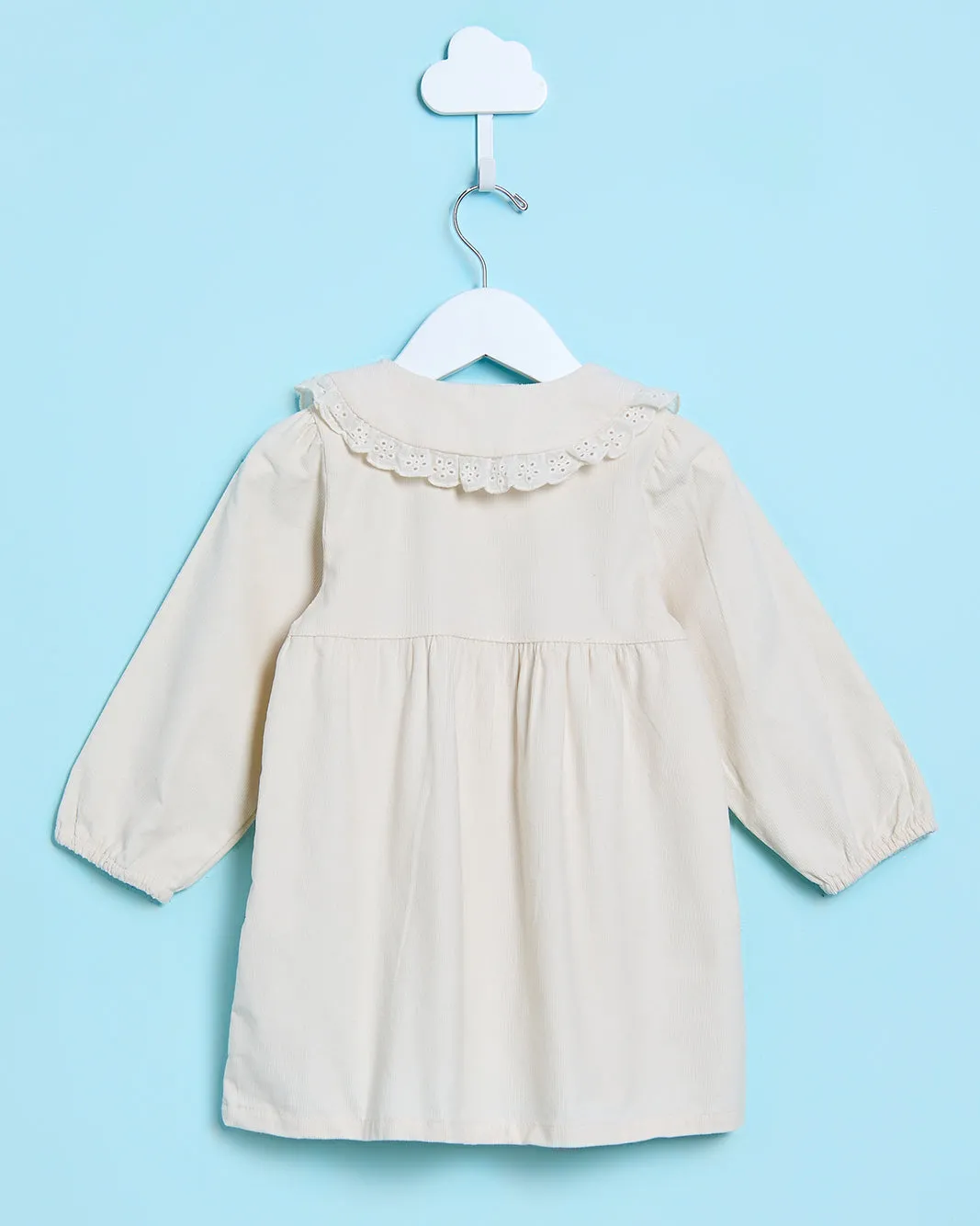 Infant Girls Beige Corduroy Dress sold by Redtag product image thumbnail 4