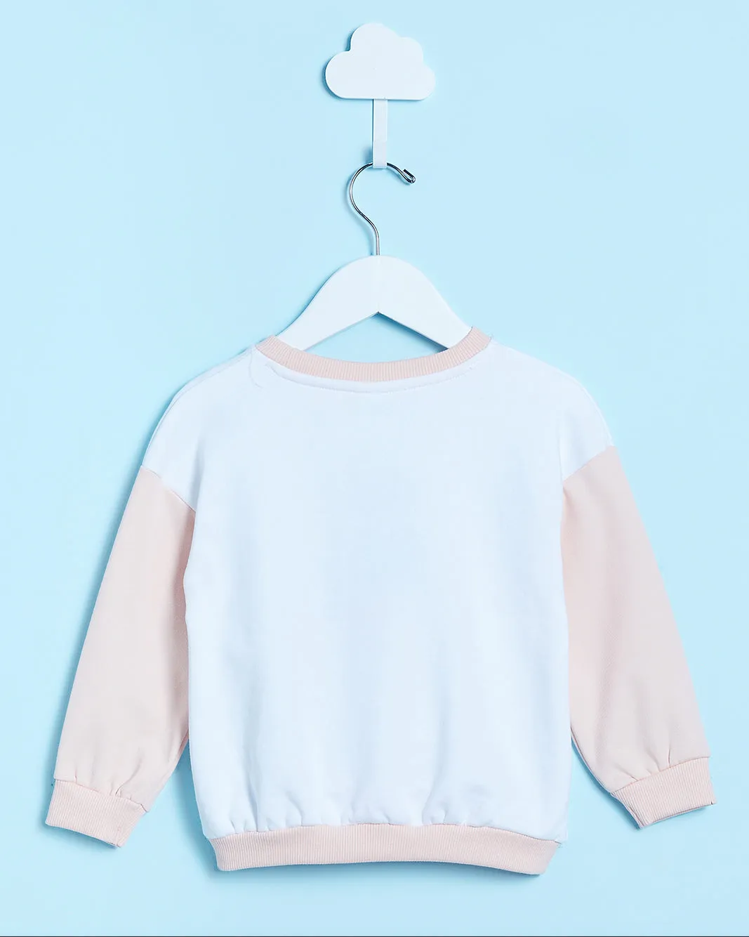 Infant Girls White And Pink Daisy And Minnie Print Sweatshirt sold by Redtag product image thumbnail 3