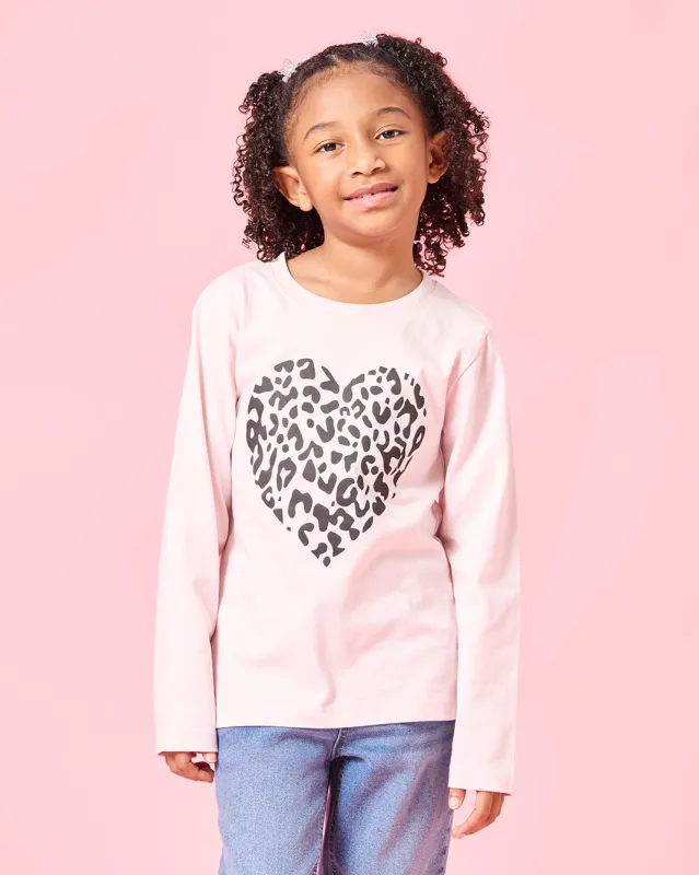 Girls Pink And Black T-shirt Set (2Peice) sold by Redtag