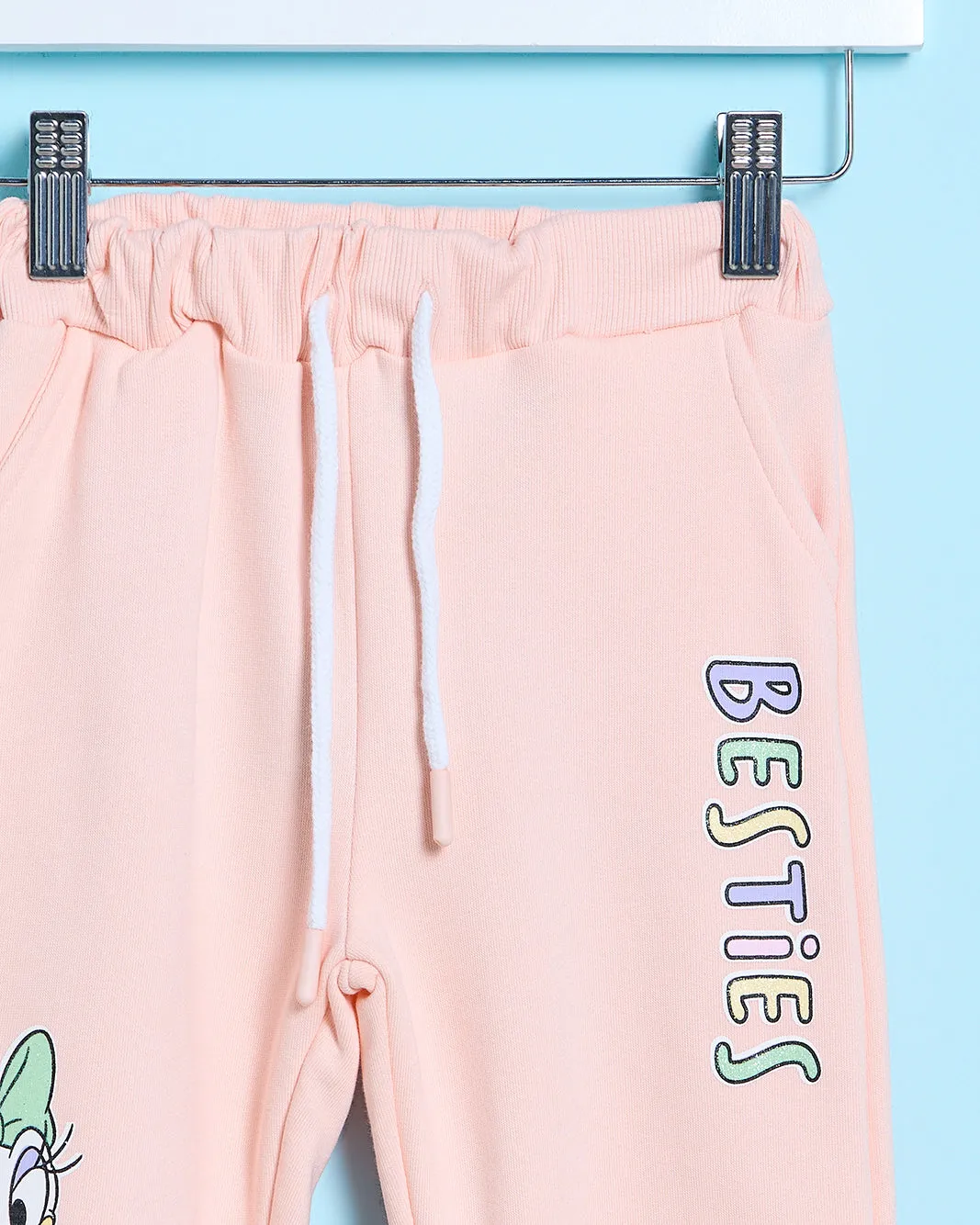 Infant Girls Pink Placement Print Daisy Jogger sold by Redtag product image thumbnail 2