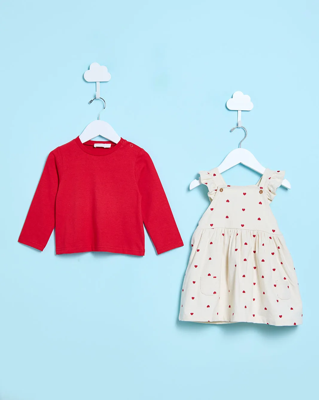 Infant Girls White Dress With T-Shirt (2 Piece) sold by Redtag product image thumbnail 2