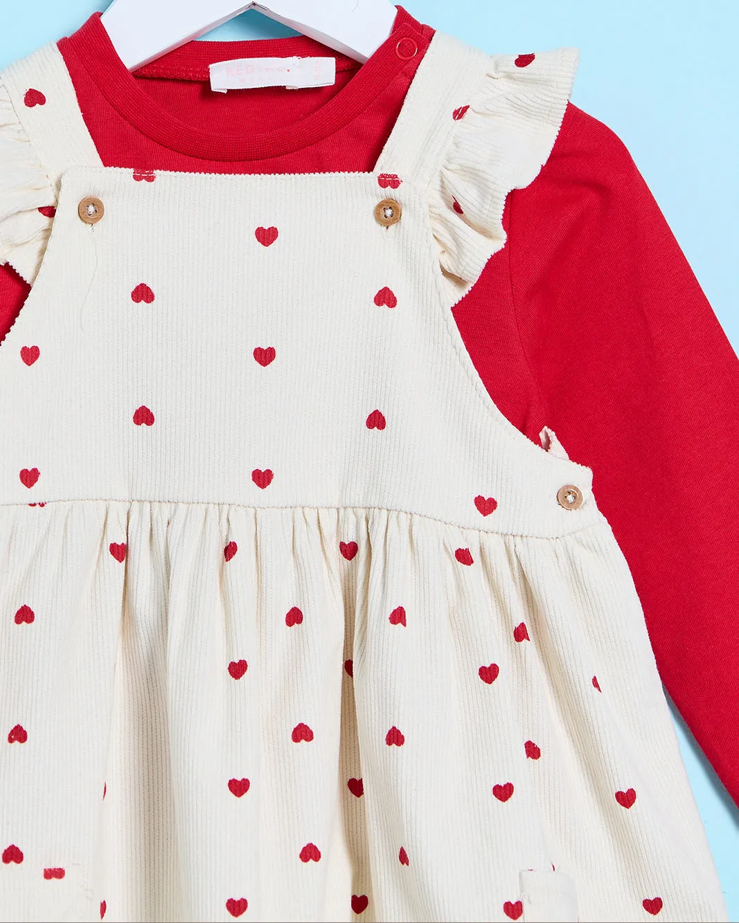 Infant Girls White Dress With T-Shirt (2 Piece) sold by Redtag product image thumbnail 3