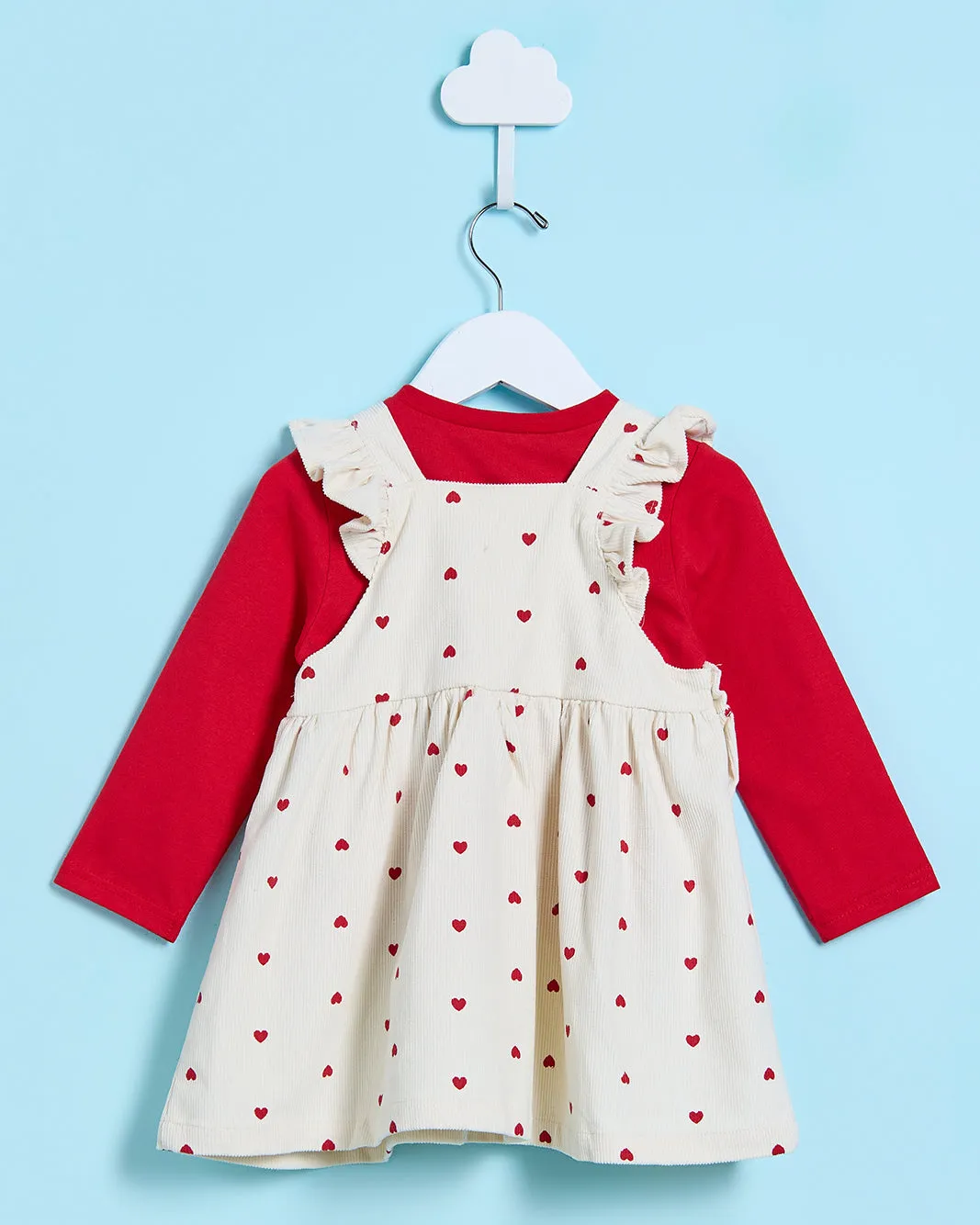 Infant Girls White Dress With T-Shirt (2 Piece) sold by Redtag product image thumbnail 5