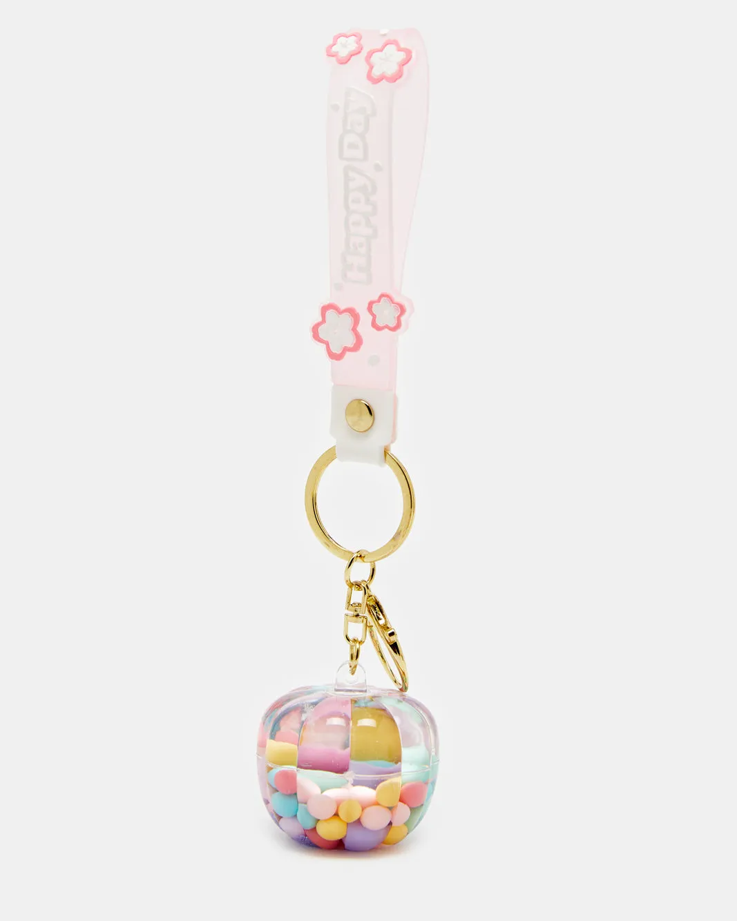 Women Pink Embellished Key Ring sold by Redtag